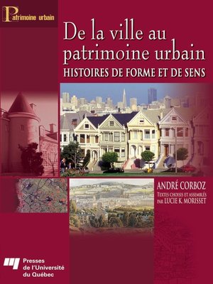 cover image of De la ville au patrimoine urbain